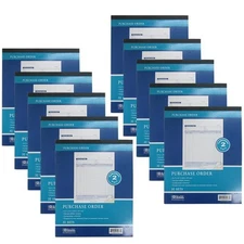 10 Pc Large Sales Order Books Carbonless Purchase Receipt Records