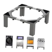  Full size Heavy duty Stainless steel Laundry Grey-Feet Height 12" Grey