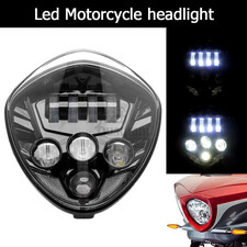 LED Beam Headlight Projector Light For Victory Cory Ness Cross Country Tour 2013