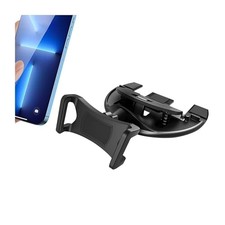 Car Cell Phone Holder, 360 Degree Rotatable Vehicle CD Slot Clip Black