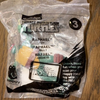 2016 McDonalds Happy Meal Toy Teenage Mutant Ninja Turtles #3 Raphael NIP 