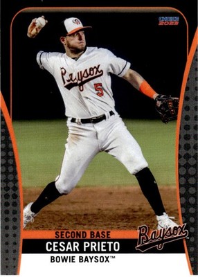 2023 Cesar Prieto Choice Minor League Rookie Card Orioles Bowie Baysox