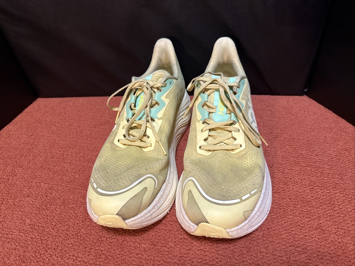 Hoka Skyward X Men\'s 12 Running Shoes Lettuce Yellow Orange Running Sneakers I Trained for My First Half Marathon With the Hoka Skyward X  main image 3