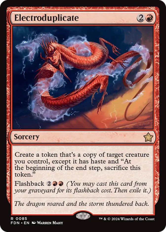 Electroduplicate 85 R FDN MTG NM