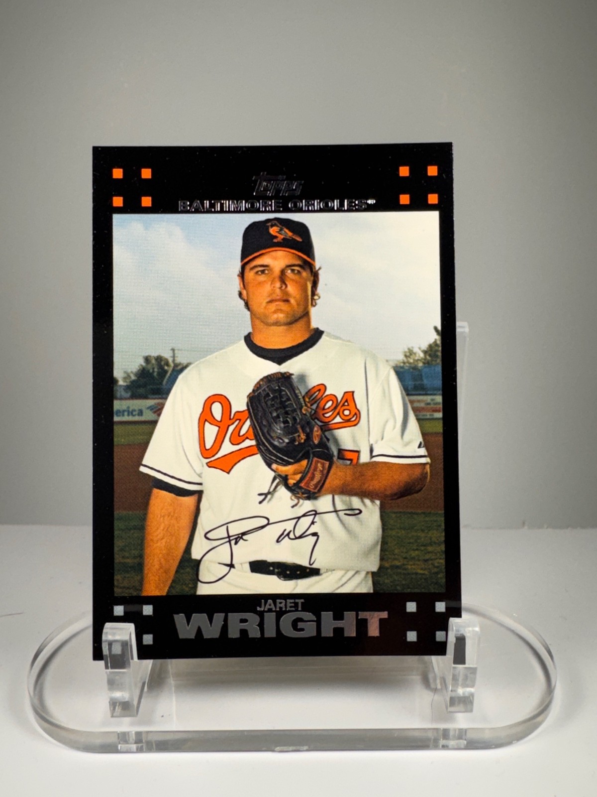 2007 Topps Black- Jaret Wright #446