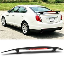 52 Rear Trunk Spoiler Racing Wing W Led Brake Light For Lincoln Mks 2009-2016 52 Rear Trunk Spoiler Racing Wing W Led Brake Light For Lincoln Mks 2009-2016