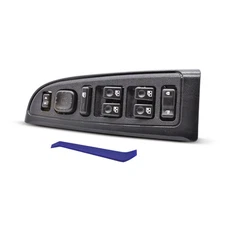 For Chevy Silverado 15883320 Power Window Switch Front Driver Left Side Black
