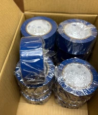 15 Rolls of ULINE VINYL SAFETY TAPE S-7194 Blue 6 MIL X 2” x 36 YDS