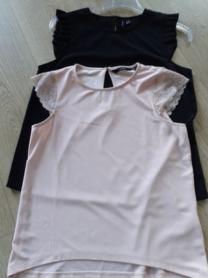 Vero Moda Blusen  Schwarz  Gr.S  Rose  Gr.M
