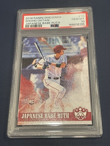 2018 Panini Diamond Kings #76 Shohei Ohtani Rookie Japanese Babe Ruth SP PSA 10
