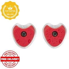 Sidi Replacement Rubber Heel Pads 2 Plug with Screws Durable Shoe Repair Red