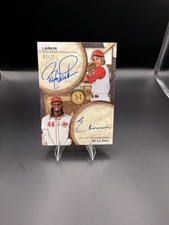 2025 Topps Museum Collection Elly De La Cruz Barry Larkin Dual Auto #DA-LD /25
