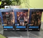 GI JOE Haslab DRAGONFLY 3 Fig Set:  143 RipCord, 144 Glenda, 145 Crazy Legs NIB