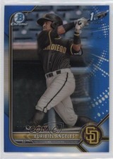 2022 Bowman Chrome Prospects Blue Refractor /150 Euribiel Angeles #BCP-32 0o3x