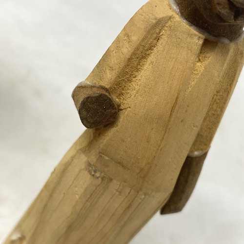 Hand Carved Navity Set From Nigeria - As Is - Slight Damage - 13 Pieces - Picture 14 of 24