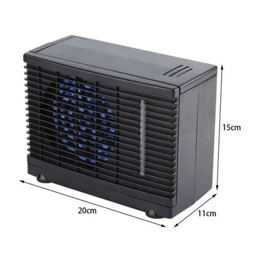 Tragbarer Auto Kühler Ventilator Klimaanlage Einstellbar Wasser Eis Verdunstung - Bild 11 von 12