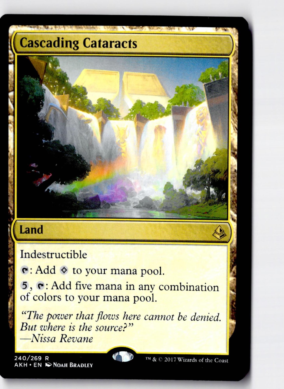 Cascading Cataracts 240 Rare Amonkhet Magic: The Gathering Lightly Played