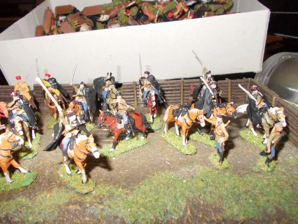 1:72 Figuren bemalt  Konvolut russ. Kav.  WW2 , 111 x Kosaken  , Modellbau - Bild 4 von 4