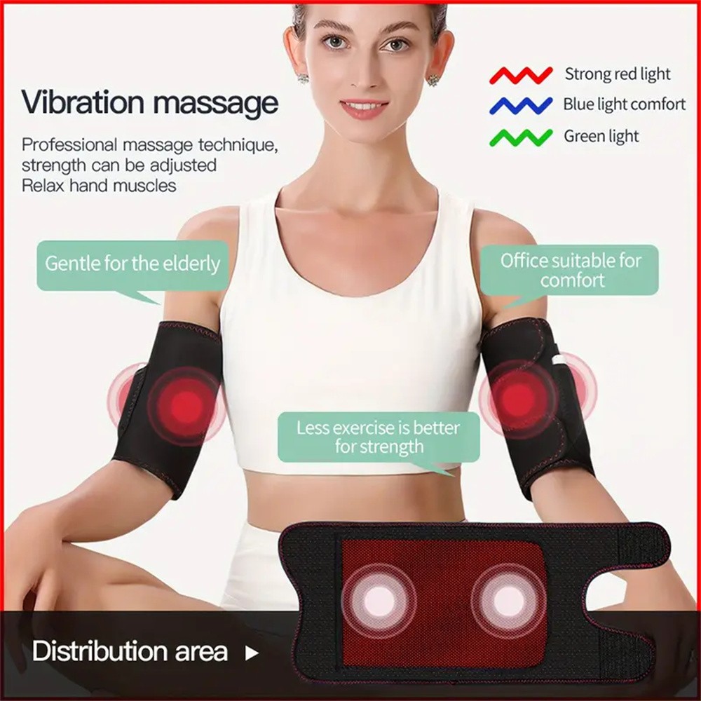 Electric Heating Pad Wrap for Knee Arm Leg Brace Heated Warmer Joint Pain Relief