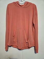 Marc New York Orange Long Sleeve Hoodie- Size Large