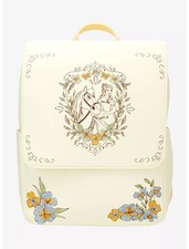 Her Universe Disney Beauty and the Beast Belle  Philippe Floral Mini Backpack