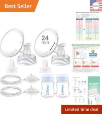 Spectra Pump Compatible Kit: 24 mm Flange Accessories for Breastfeeding