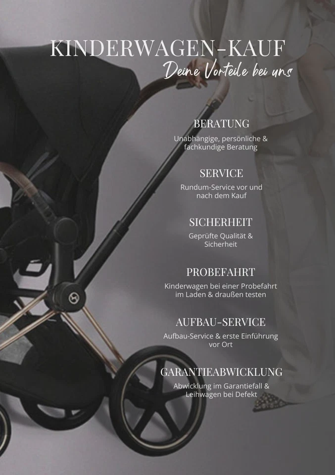 Cybex  'Orfeo' Black ( mit einem braunen Stift. ) - Bild 4 von 4