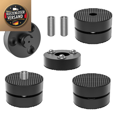 Tertullus Lautsprecherfüße 4 Stück Alu Schwingungsdämpfer Vibration