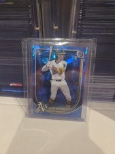 2025 Bowman Chrome Sapphire Jacob Wilson Rookie RC #1 Athletics