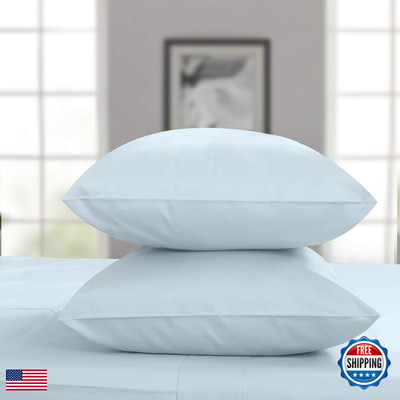 Threadmill King Size Pillow Cases Set Of 2 500 Thread Count Sateen Weave Ultra
