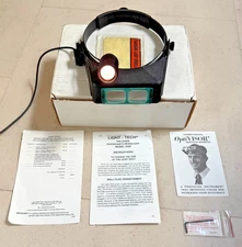 OptiVISOR LIGHT-TECH Halogen Binocular Magnifier Physician's Headlight Model 490