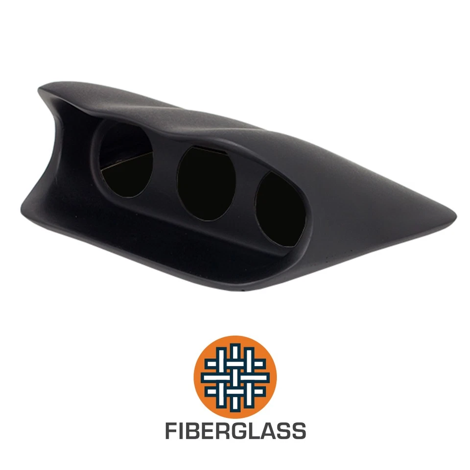 Cápsula de calibre de tablero triple de fibra de vidrio de 52 mm para 02-07 Subaru Impreza WRX y STi Foto 3 de 3