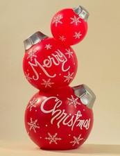 Christmas Ornament Stack Blow Mold 36  Lights Up Christmas Decoration