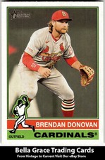 2025 Topps Heritage Brendan Donovan #225 St. Louis Cardinals MLB Baseball 