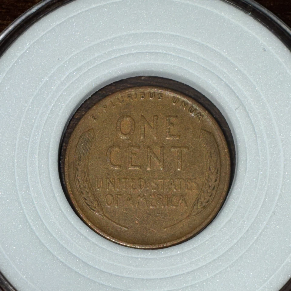 1937 p Copper Lincoln Wheat Ear One Cent Mint Error Circulated  - Image 3 of 4