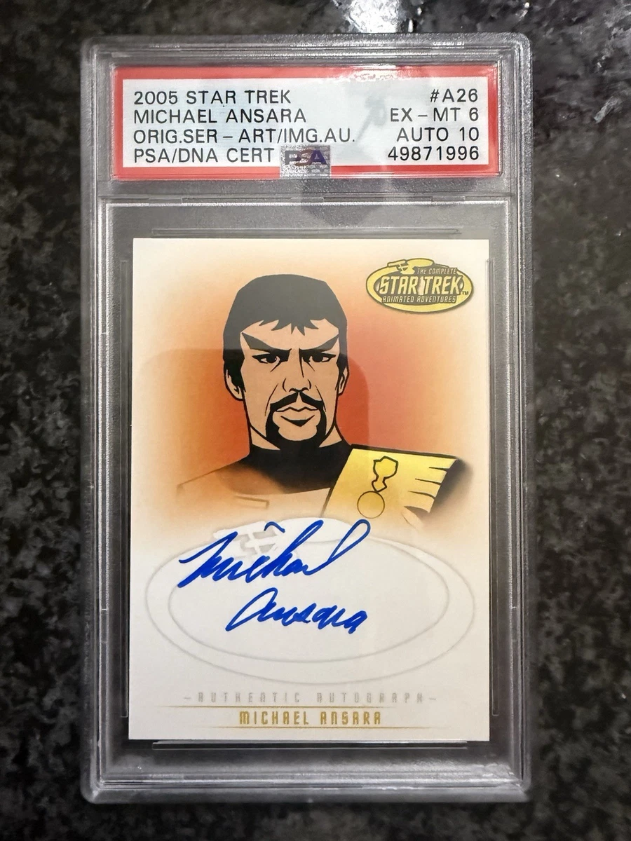スタートレック　クリスパイン　サインカード　PSA10 値下げ不可 Star Trek Professional Sports Authenticator (PSA) Collectable