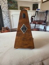 Wittner Metronome Vtg Windup Mahogany