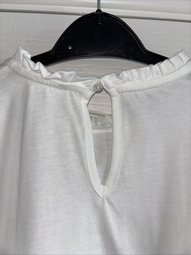 Mango Girls White Embroidered Long sleeve Top. Age 11/12 Years. BNWT - Picture 3 of 5
