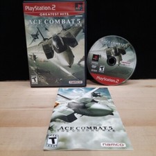 Ace Combat 5: The Unsung War (PlayStation 2 PS2 Complete W/Manual CIB Tested VGC