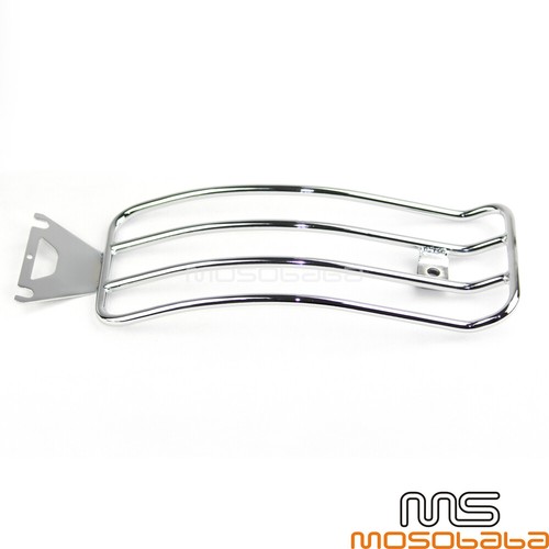 Chrome Rear Luggage Rack For Harley Touring Electra Glide Road Glide Road King - Picture 5 of 7