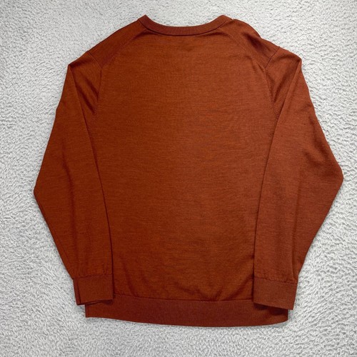 Daniel Cremieux Sweater Mens XL Merino Wool V Neck Pullover Signature Collection - Picture 3 of 14