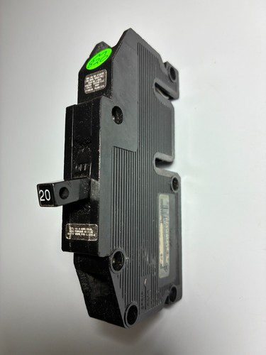 Zinsco GTE Sylvania QB-20 (20-Amp) 1-POLE Breaker 120/240V TESTED 60DAY-WARRANTY