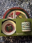 The Grinch Bamboo Christmas Mealtime Set Kids Plate Bowl Mug 3 Pc - Dr. Seuss
