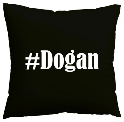 Kissenbezug #Dogan I love Dogan Schwarz 111121