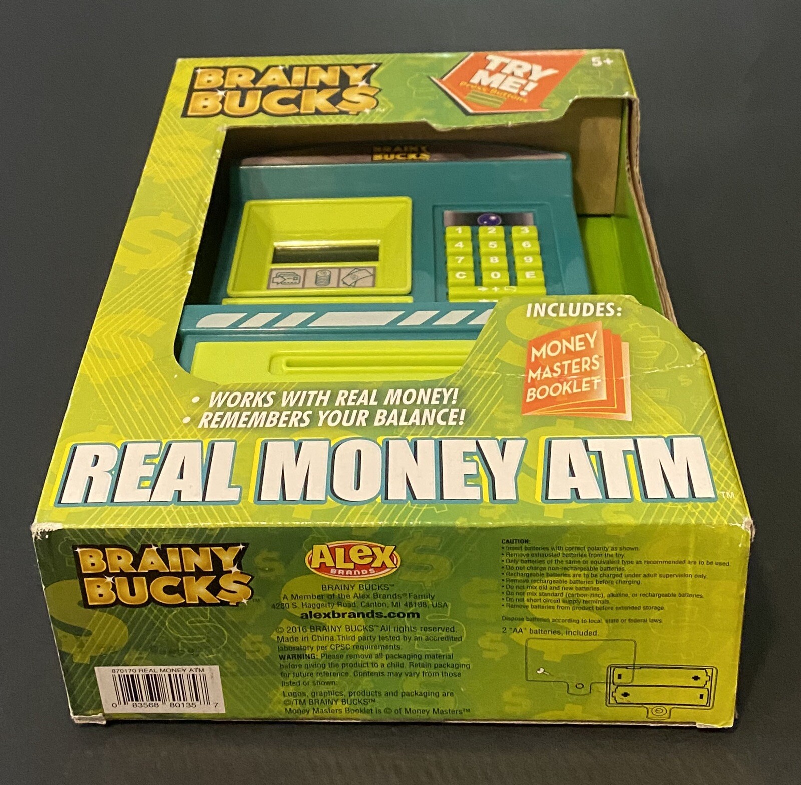 brainy bucks real money atm
