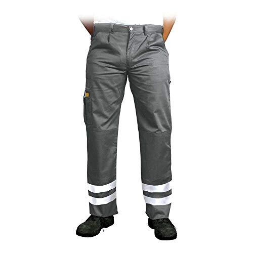 Leber&Hollman LH-VOBSTER_X_S54 Bivico - Pantaloni, taglia 54, colore: Grigio/Blu