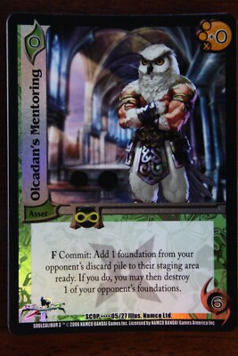 Universal Fighting Sy Soul Calibur III Asset Foil-''Olcadan's Mentoring'' Set SC9P