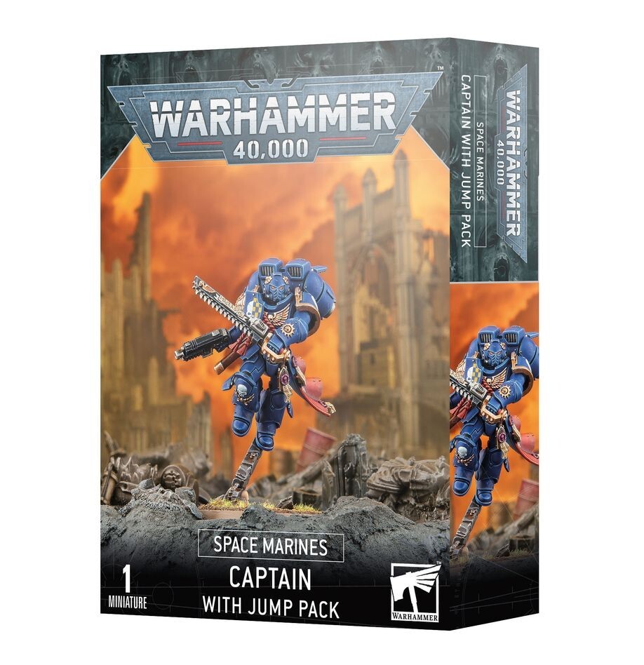 Captain With Jump Pack - Space Marines - Brand New Warhammer 40k Games Workshop