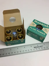 MONARCH VINTAGE SCREW IN FUSE 15 AMP LOT OF 10 (NIB)