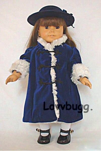 Navy Blue Pea Coat for American Girl & Baby 18" Doll Clothes FREESHIP ADDS LovvU